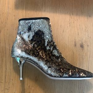 Sequin booties